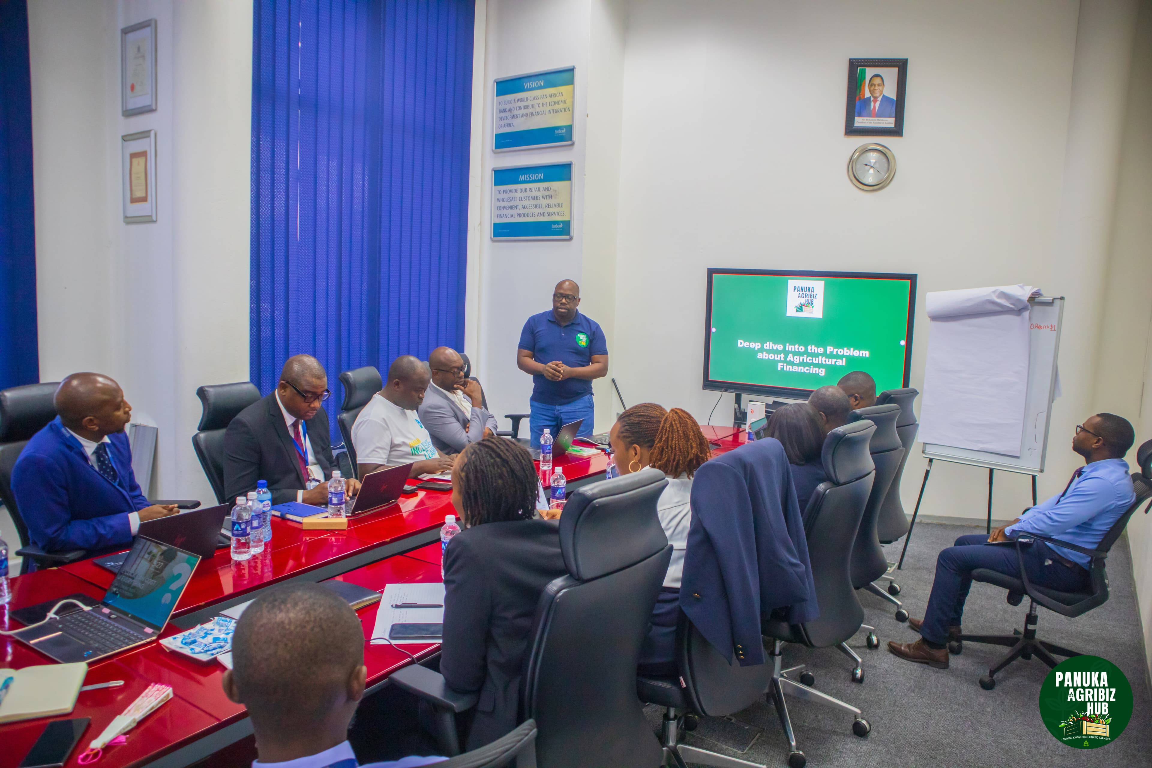 African farmer in agricultural field
