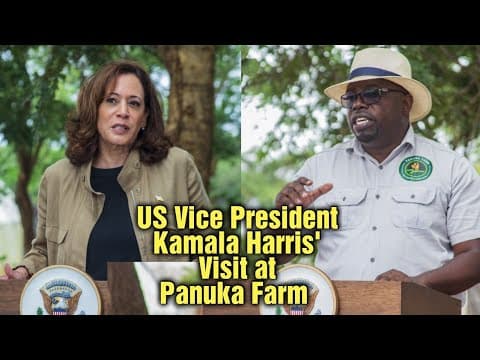 U.S. Vice President Kamala Harris' Visit to Panuka Farm, Zambia