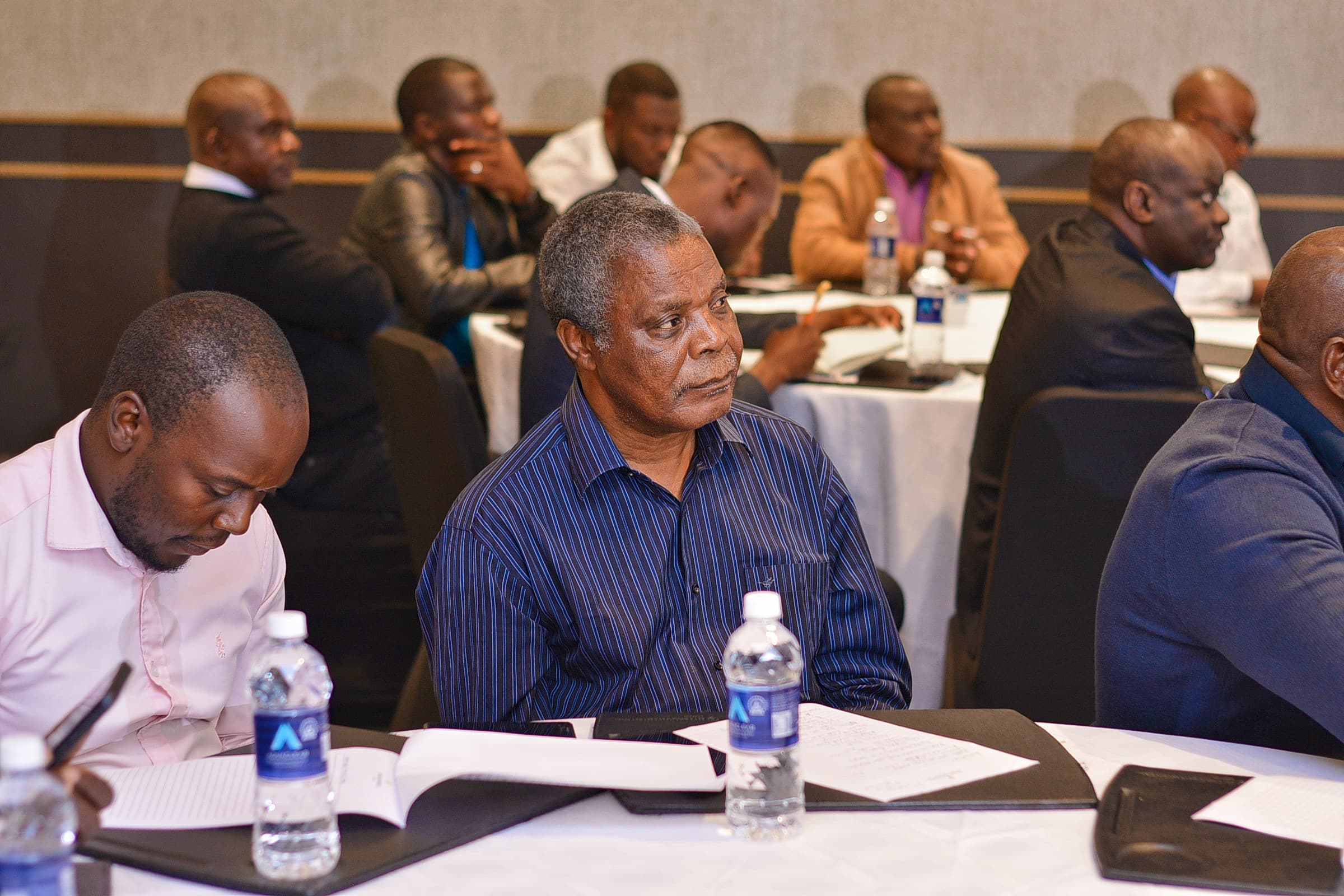 Corteva onboarding session — facilitator with participants